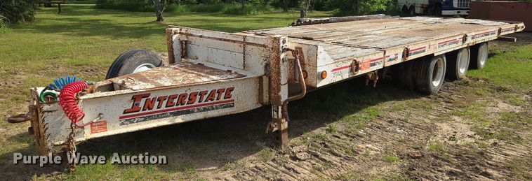 2013 Interstate tilt deck equipment trailer - EO0818