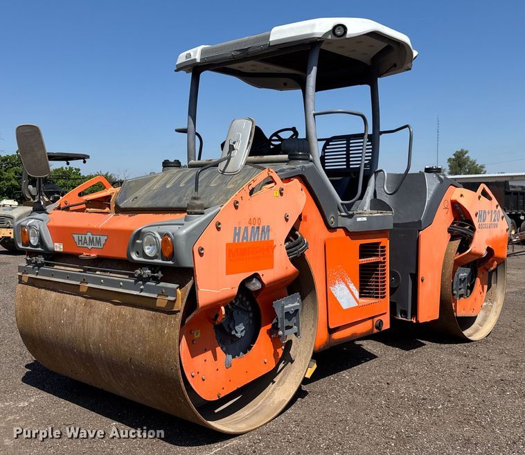 2012 Hamm HD+120VO double drum vibratory roller - NE9821