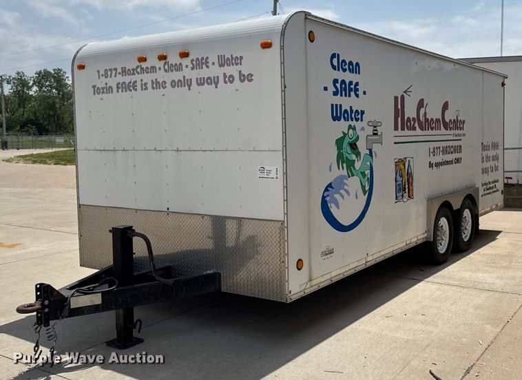 2001 Jensen J20 caravan enclosed cargo trailer - DV2642