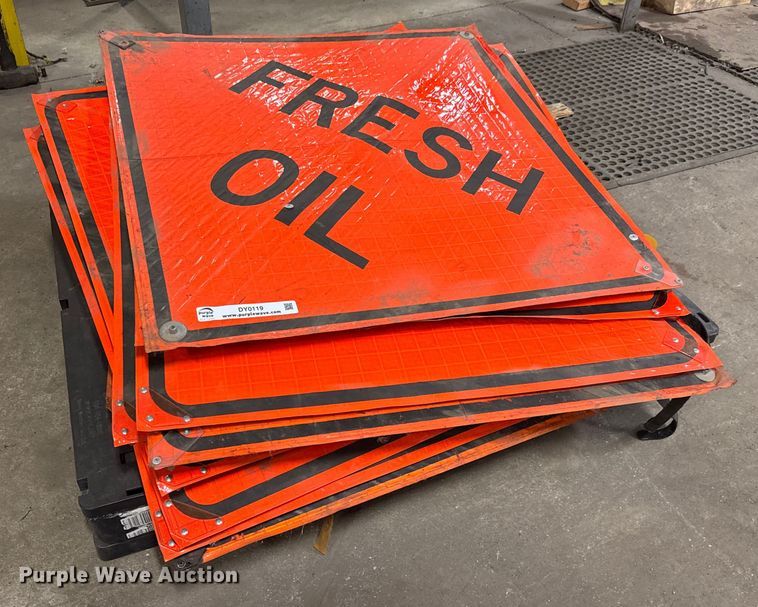 (20) fresh oil signs  - DY0119