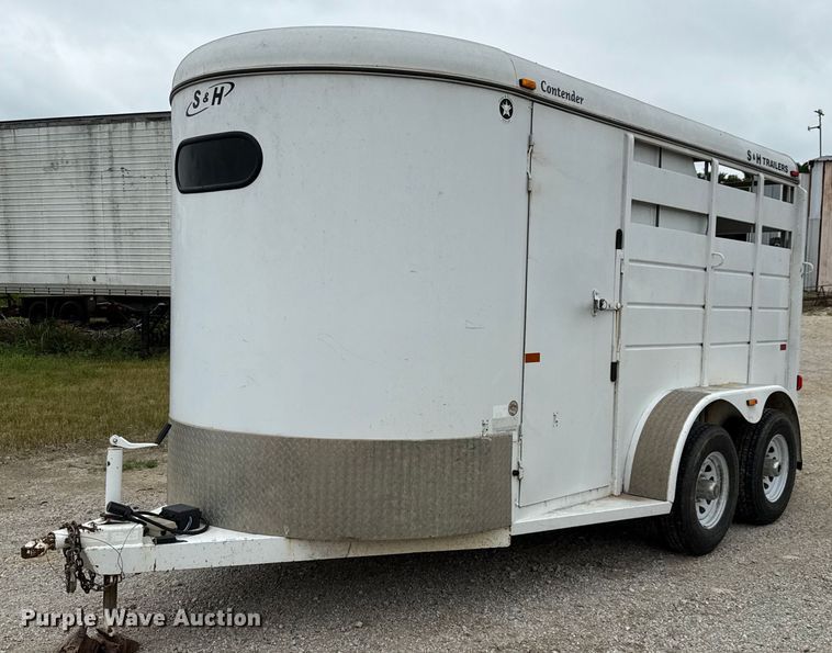 2015 S & H SHH0832-14 livestock trailer - EJ3835