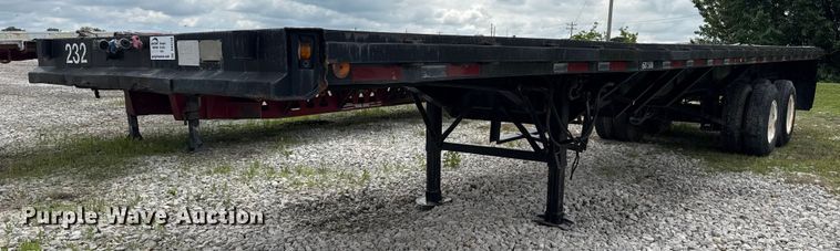 1973 Fruehauf PB-F2-40-65 flatbed trailer - DS3740