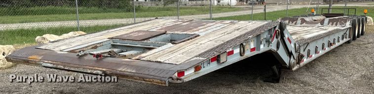 1985 Load King 504 DFP lowboy equipment trailer - DY0038