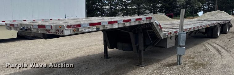 2016 Wilson CT-1080 drop deck equipment trailer - EG6464