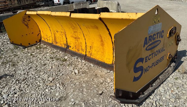 Arctic Sectional Sno-Pusher wheel loader snow pusher - EF2005