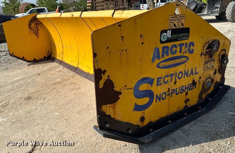 Arctic Sectional Sno-Pusher wheel loader snow pusher - EF2006