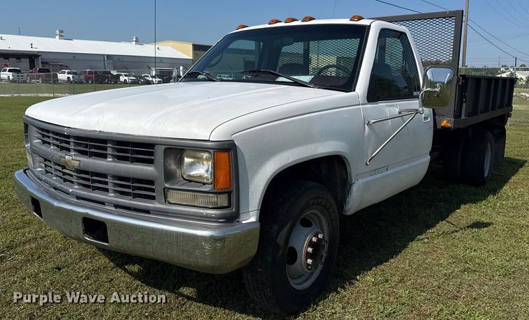 1996 Chevrolet C3500 dump bed pickup truck - EG8077