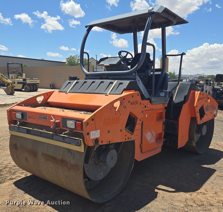 2009 Hamm HD 110 HV double drum vibratory roller - DT4885
