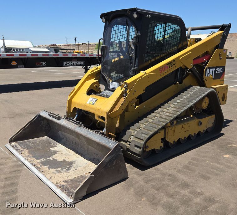 2018 Caterpillar 299D2 tracked skid steer loader - EC1039