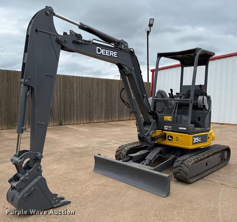 2017 John Deere 35G mini excavator - EJ4628