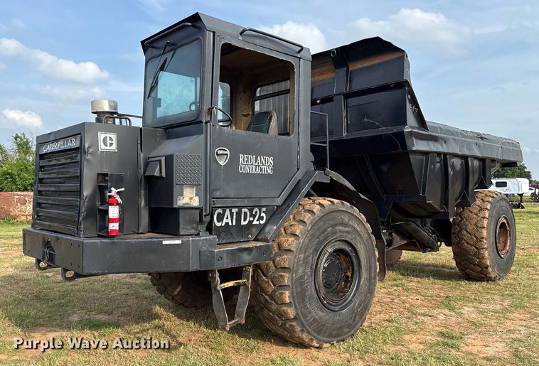 1988 Caterpillar D25C articulated haul truck - EJ4658