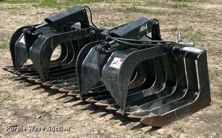 Stout HD72-4 skid steer grapple bucket - EK8181