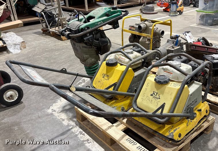 (3) plate compactors - EM2615