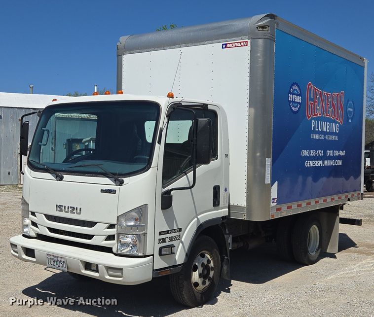 2019 Isuzu  NPR  box truck - EM7103