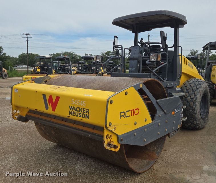 2019 Wacker Neuson RC110 single drum vibratory roller - EQ4030