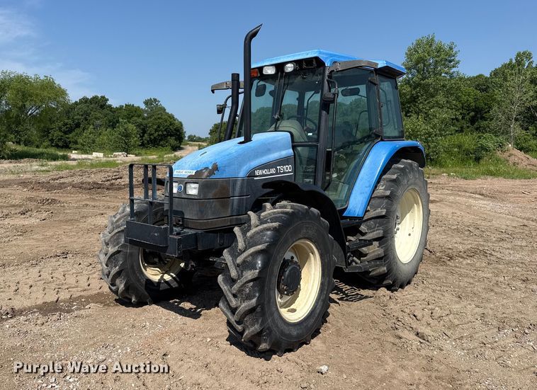 2003 New Holland TS100 MFWD tractor - DS3750