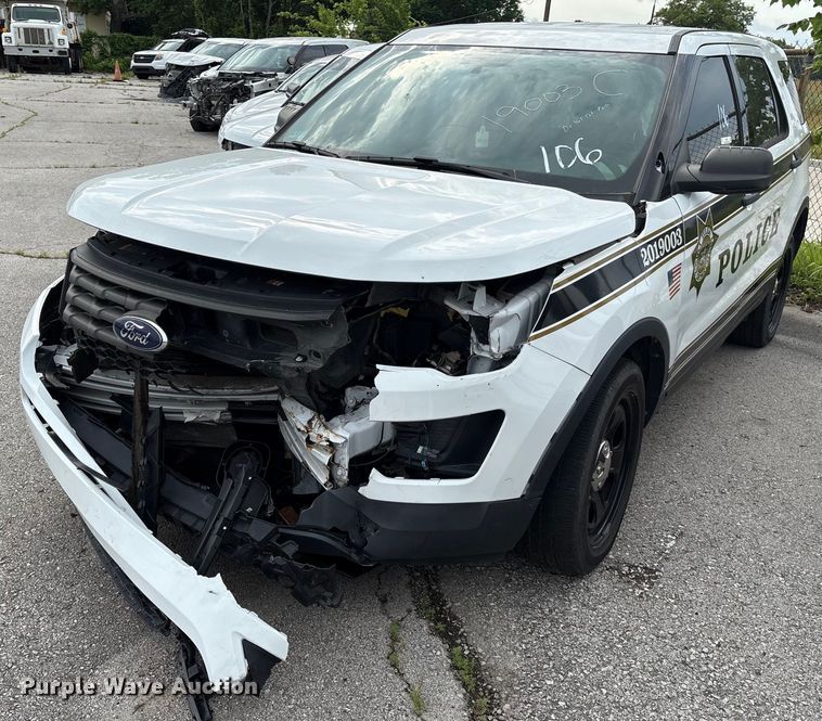 2019 Ford Explorer Police Interceptor SUV - EG8528