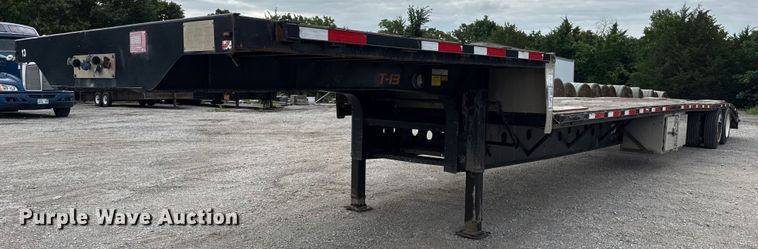 2015 Transcraft drop deck equipment trailer - DM5746
