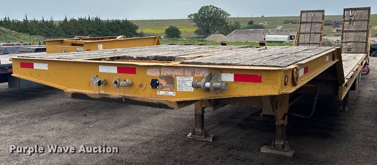 2008 Kaufman drop deck equipment trailer - EG6567