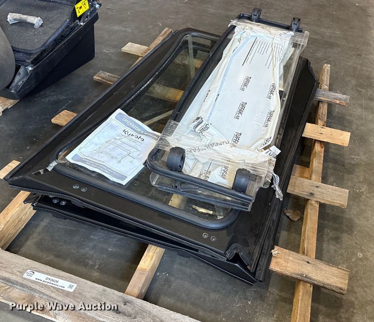 (3) Kubota utility vehicle windshields - DY0626