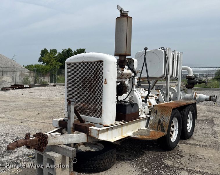 Shop built pump trailer  - EG8099