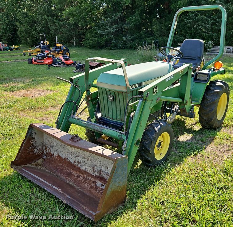 John Deere 855 MFWD tractor - EJ0145