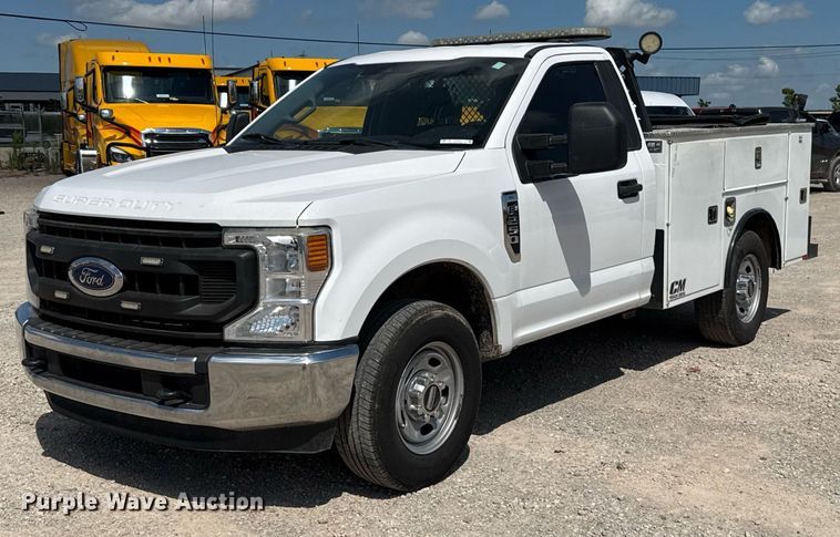2021 Ford F250 Super Duty utility bed pickup truck - EJ4787