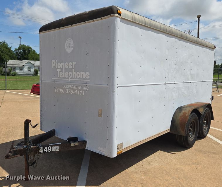 1990 Wells Cargo enclosed cargo trailer - EN8090