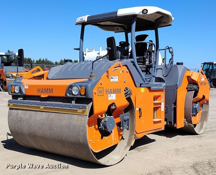 2020 Hamm HD+140i VV double drum vibratory roller - DP5017