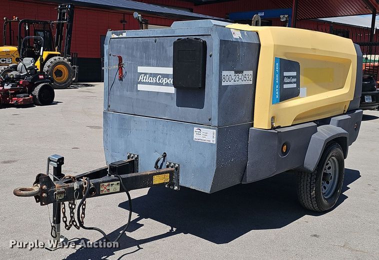 2018 Atlas-Copco XATS 400 JD8 air compressor - DR3827