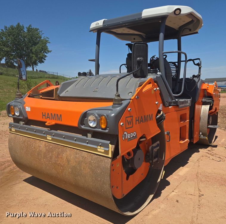 2020 Hamm HD+140i VV double drum vibratory roller - DT7214