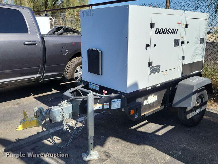 2018 Doosan G50WDO-T4F generator - DX7075