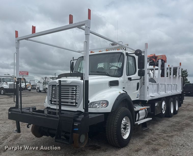2012 Freightliner Business Class M2  grapple crane truck - EG5890