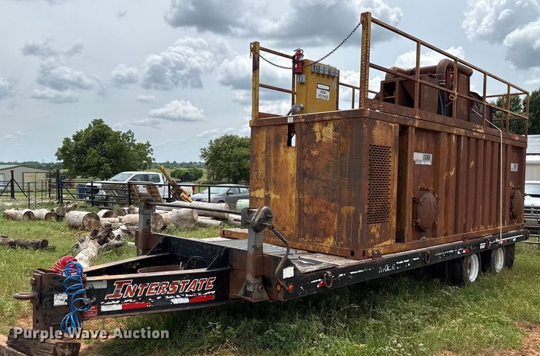 2012 Interstate Thunder Storm III mud recycler with trailer - EJ4701