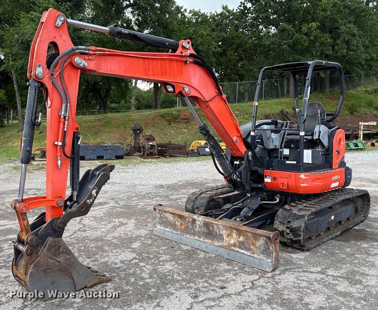 2016 Kubota U55-4 mini excavator - EJ4706