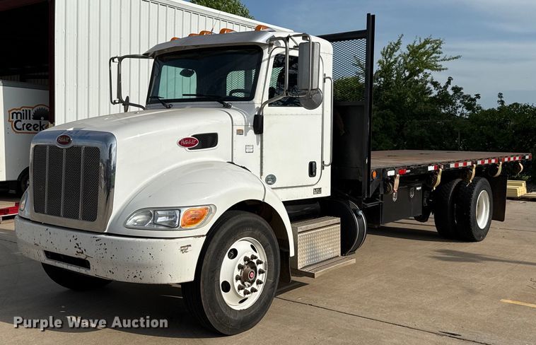 2020 Peterbilt 337 dump flatbed truck - EJ4724