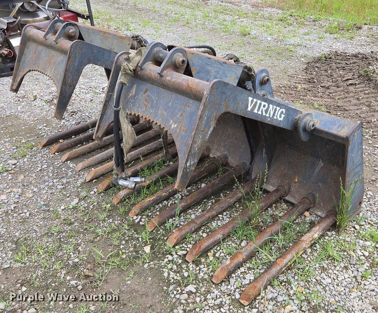 Virnig skid steer grapple bucket - EN3872
