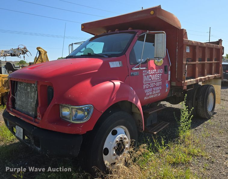 2000 Ford F650 Super Duty dump truck - EN8161