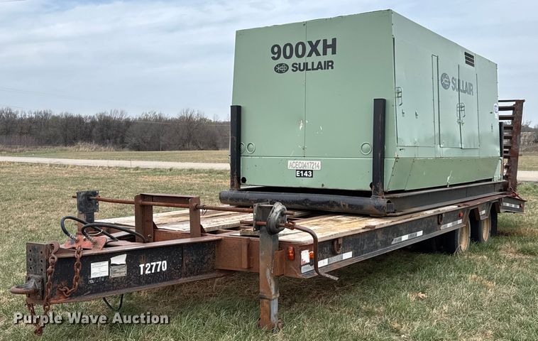 1998 Belshe  T10 equipment trailer and air compressor - EQ1235
