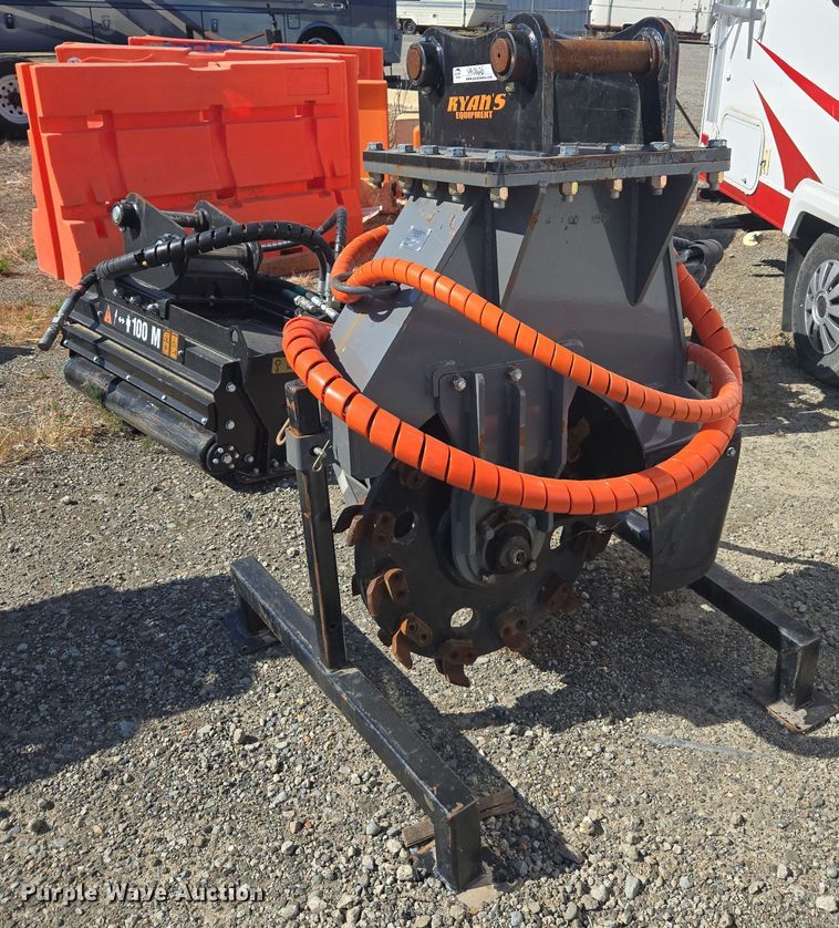 Ryans Equipment 510 excavator stump grinder - YA0626