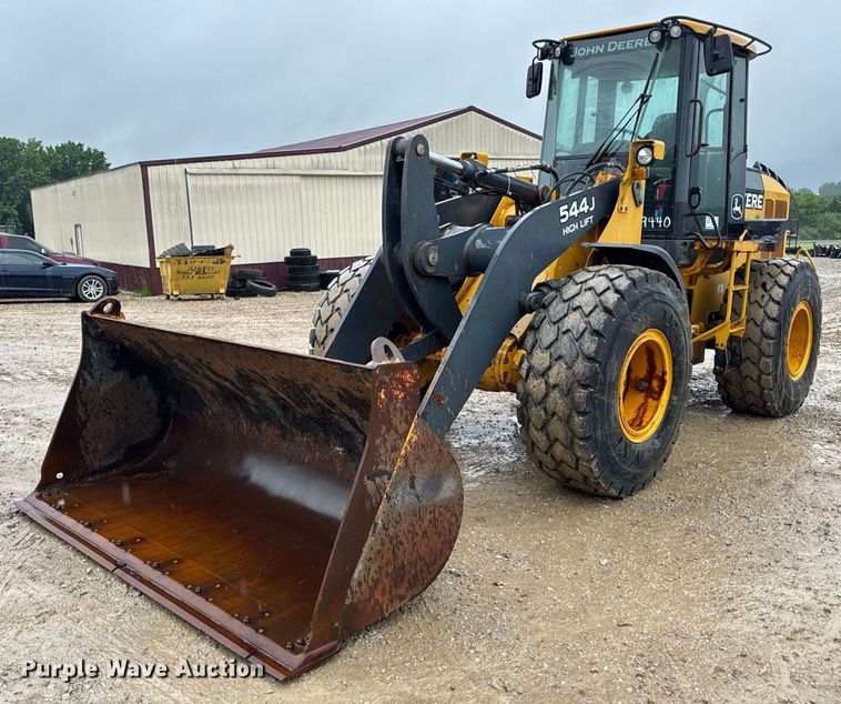 2008 John Deere 544J high lift wheel loader - DV4181