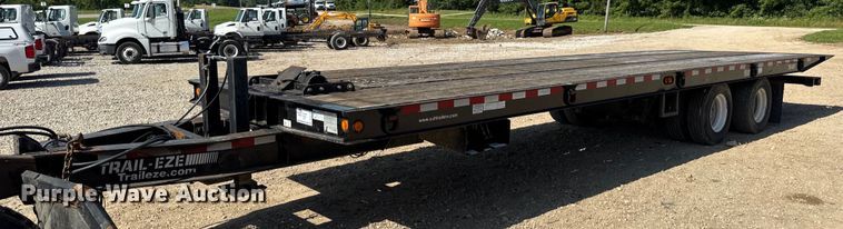 2015 Trail-Eze TE401 tilt deck equipment trailer - DV4244