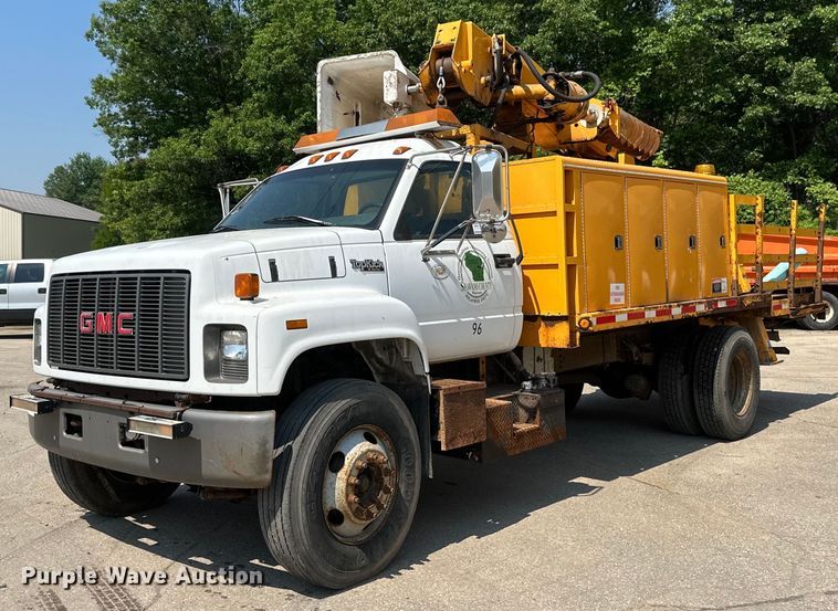 1996 GMC TopKick digger derrick truck - EB2644
