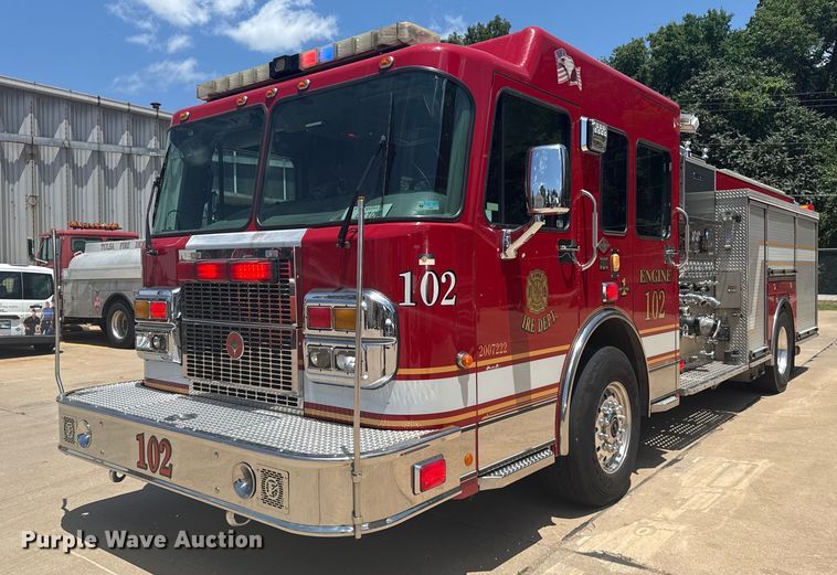 2007 Spartan Gladiator pumper fire truck - EG8124