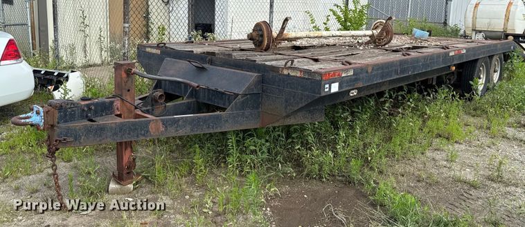 Shop built equipment trailer - EJ4732