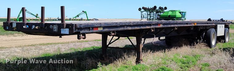 1989 Fontane  FT-3-8045WSA flatbed trailer - DP4966