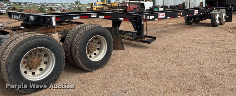 2021 Kwik Equipment 40GN2LA-HD-PW-QFS R01 container trailer - DX7999