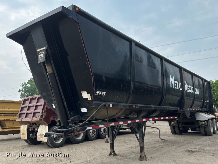 2012 MAC end dump trailer - EB2638