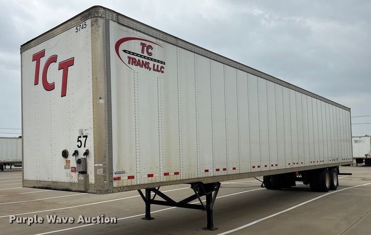 2016 Vanguard VXP 57' dry van trailer - EJ3724