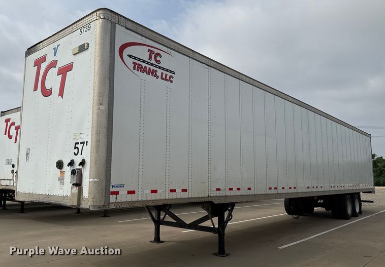 2016 Vanguard VXP 57' dry van trailer - EJ3727